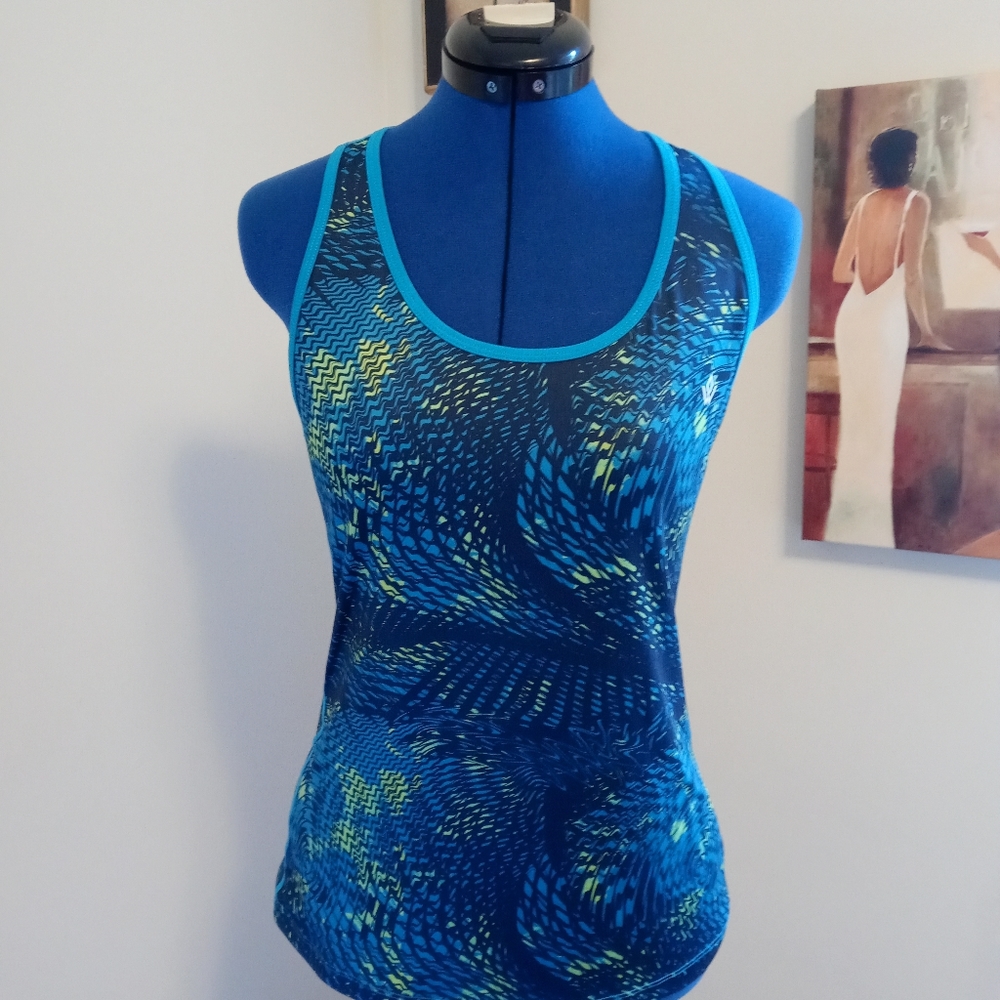 Workout Empire Blue Tank sz M